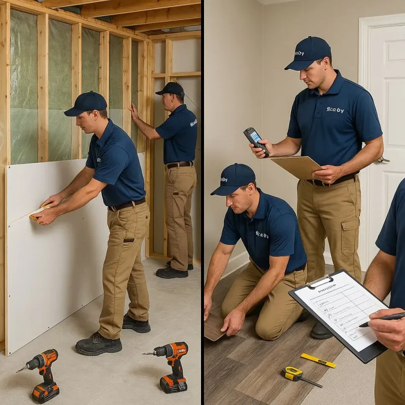 Repairs and Reconstruction process in Longtown, OK